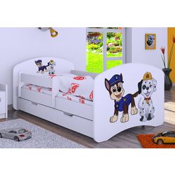 Pat Happy Babies Happy Two Dogs L08 cu sertar 90x190 (White) Thumb