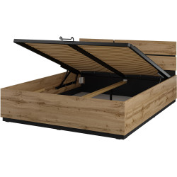 Pat Helvetia Cross 24N6MY51 160x200 (Wotan Oak/Black) Thumb