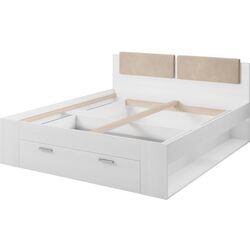 Кровать Helvetia Galaxy 24AAEA51 с ящиком 160x200 (Ash Abisko/Beige) Thumb