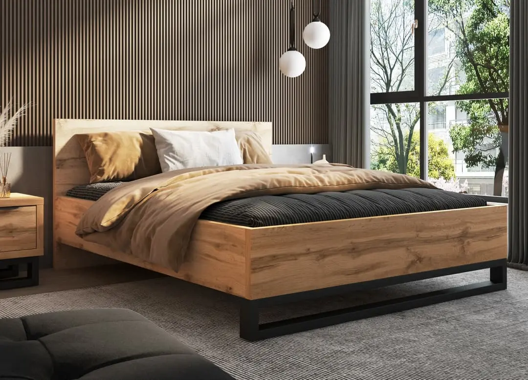 Pat Helvetia Halle S 140x200 cm (Wotan Oak/Black)