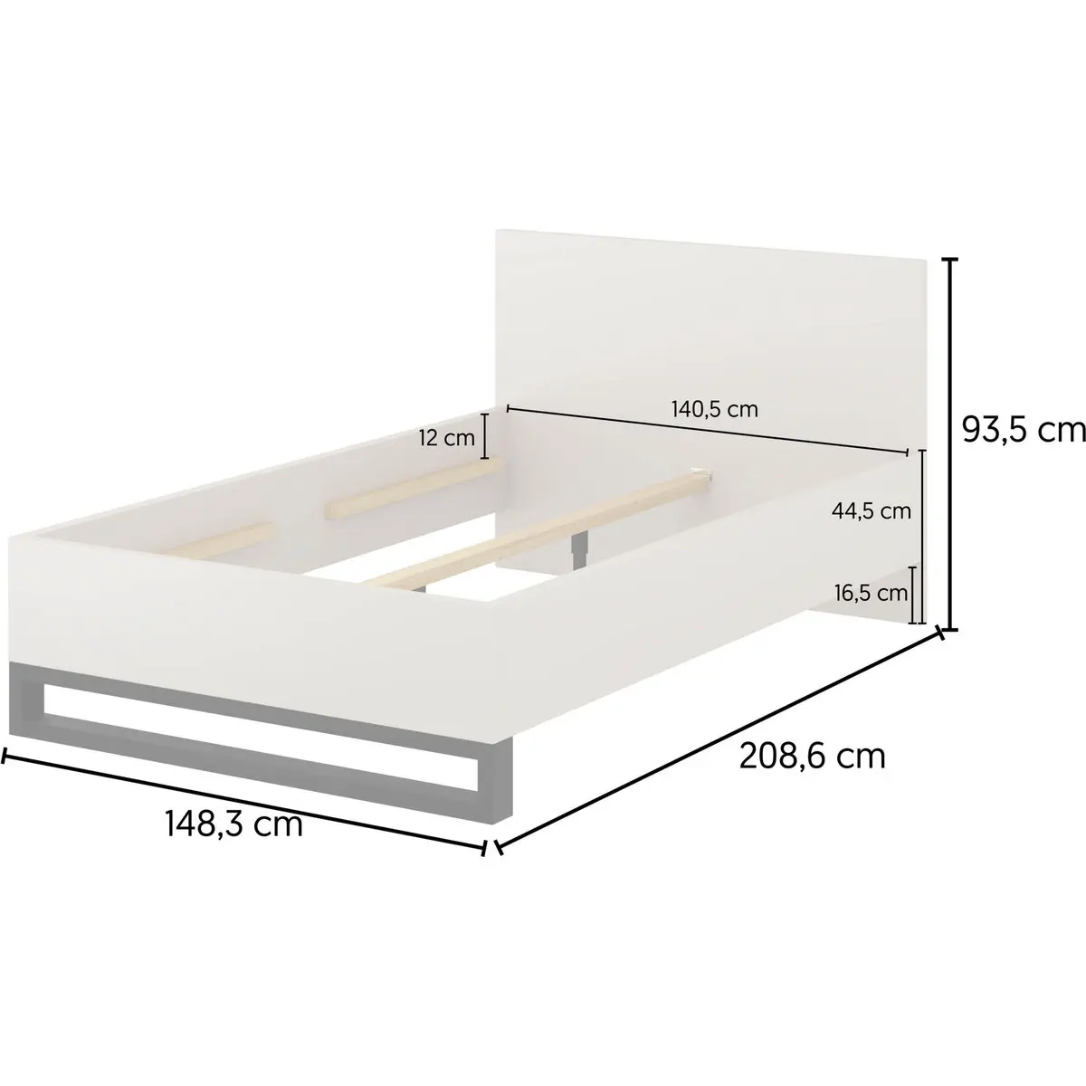Кровать Helvetia Halle S 24KSNG30 (Cashmere) - 4