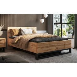 Pat Helvetia Halle S mecanism de ridicare 140x200 cm (Wotan Oak/Black)