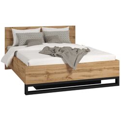 Pat Helvetia Halle S mecanism de ridicare 160x200 (Wotan Oak/Black) Thumb