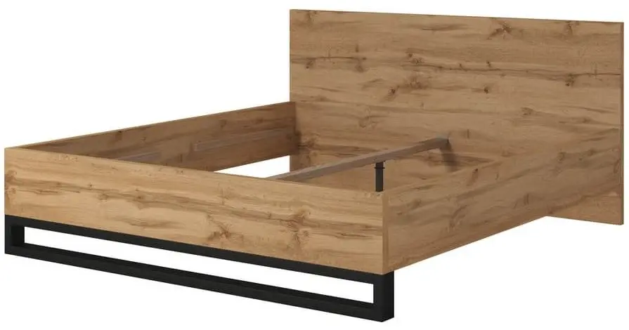 Pat Helvetia Halles S 180x200 cm (Wotan Oak/Black)