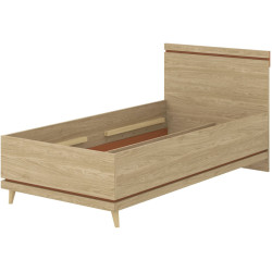 Кровать Helvetia Scandi 24D5OH34 (Oiled Oak/Brick) Thumb