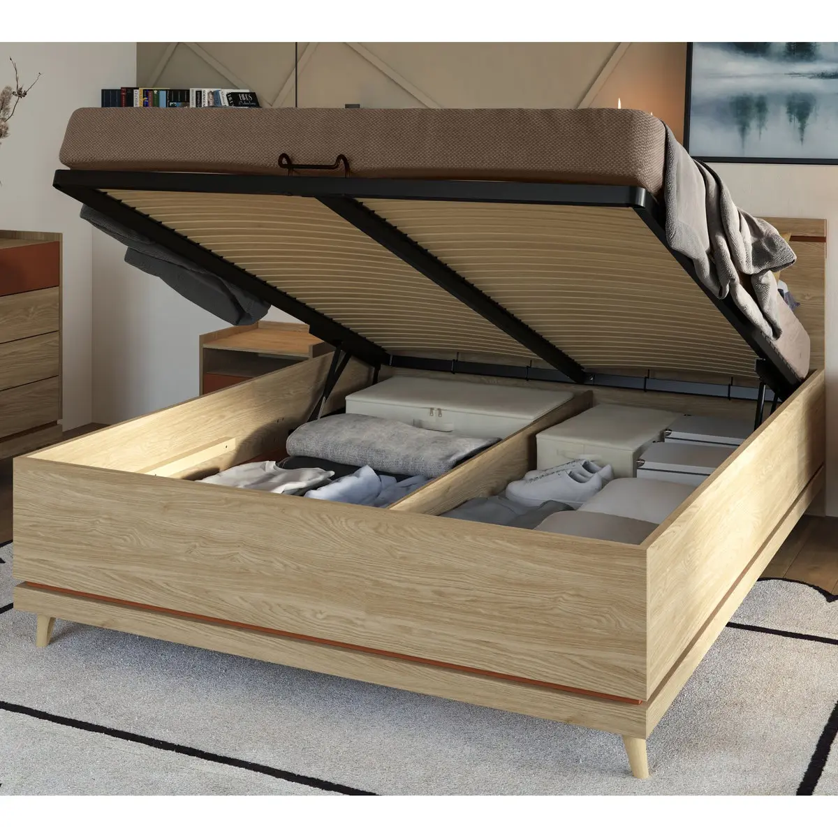 Pat Helvetia Scandi 24D5OH51 (Oiled Oak/Brick) - 5