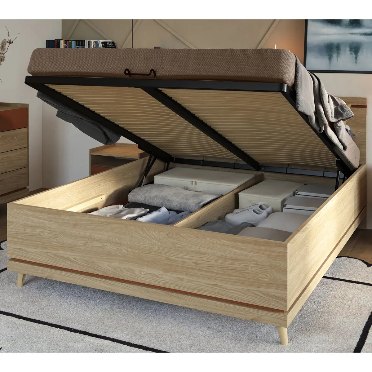 Pat Helvetia Scandi 24D5OH52 (Oiled Oak/Brick) - 5