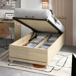 Кровать Helvetia Scandi 24D5OH54 (Oiled Oak/Brick) Thumb