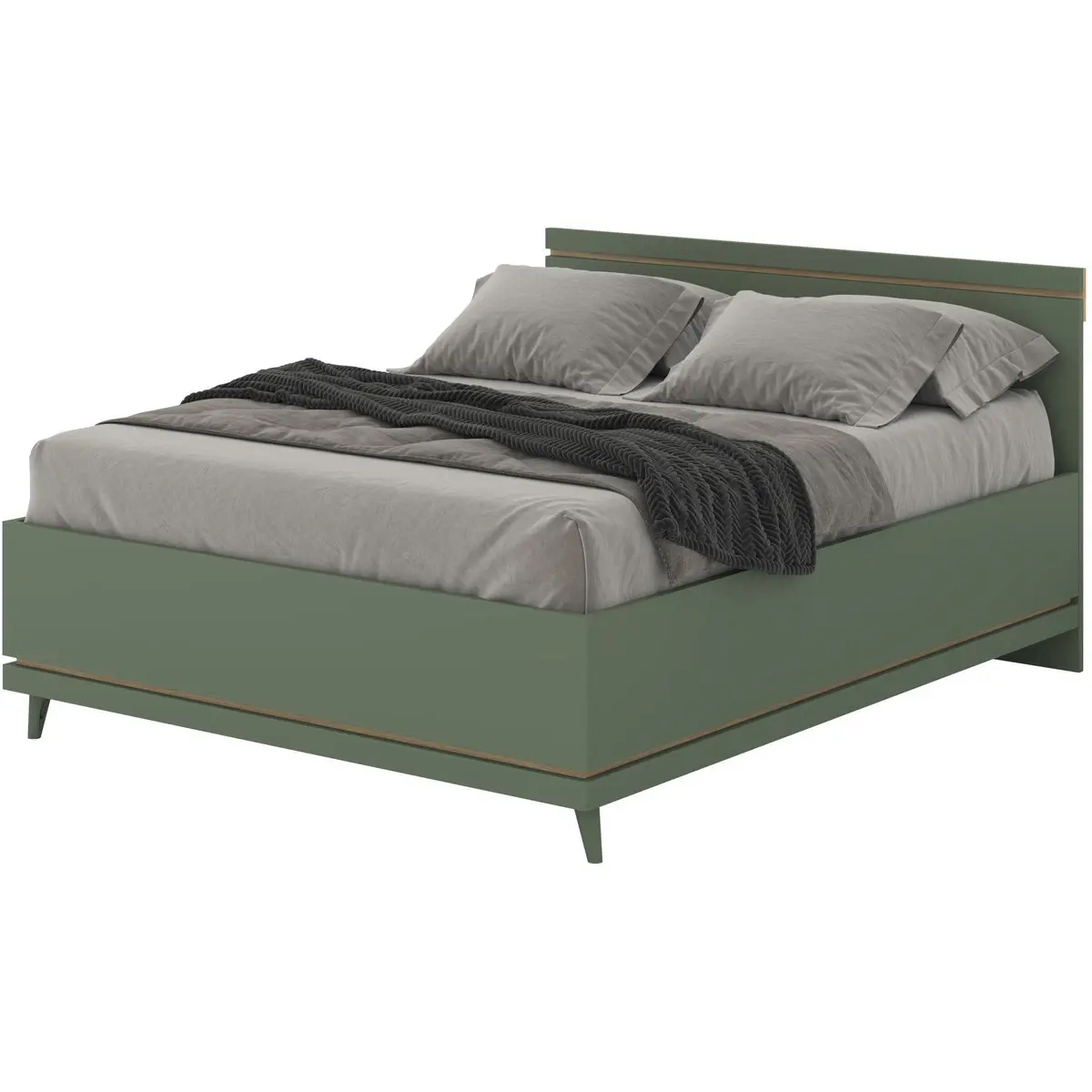 Кровать Helvetia Scandi 24GDOH31 (Faded green/Oiled oak) - 3