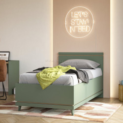 Кровать Helvetia Scandi 24GDOH34 (Faded green/Oiled oak)