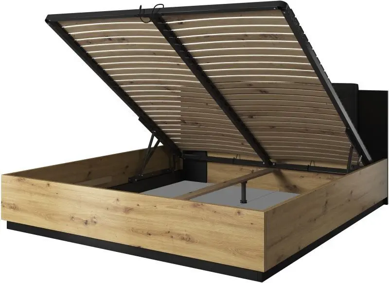 Pat Helvetia Sigma 24RCLI52 mecanism de ridicare 180x200 (Artisan Oak/Black Matt) - 3