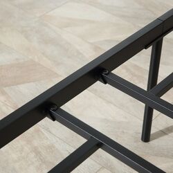 Кровать Homcom 831-418V01 90x200 cm (Rustic Brown/Black) Thumb