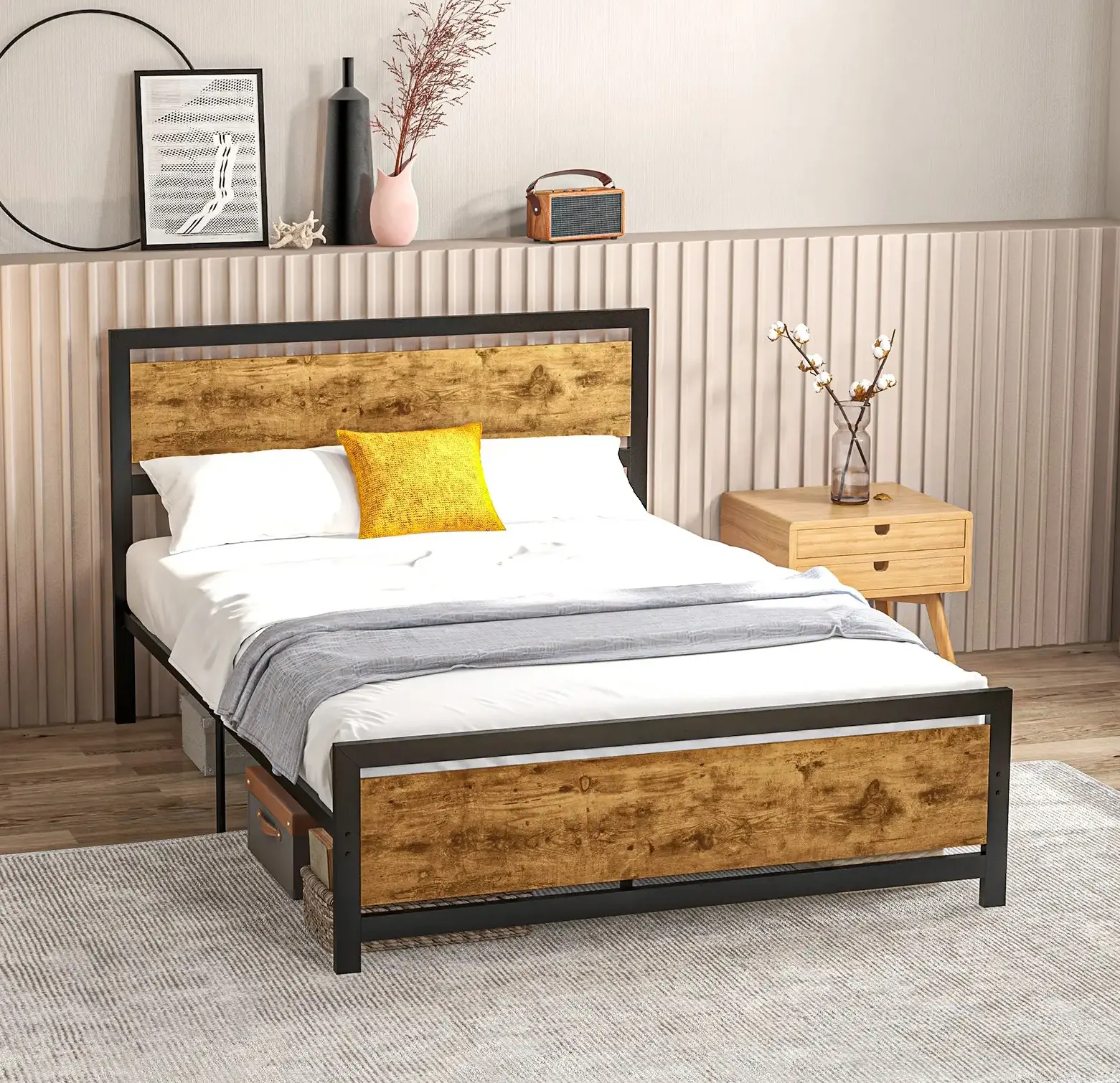 Pat Homcom 831-419V01 (Black/Rustic Brown) - 7