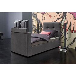 Pat cu suport pentru TV Home Affaire 90x200 (Anthracite) Thumb