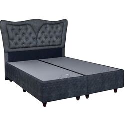 Pat continental Ideal Mobila Mila 160x200 (Black) Thumb