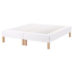 Baza dubla Ikea Espevar/Burfjord saltea arcuri cu picioare 180x200 20cm (Alb) Thumb