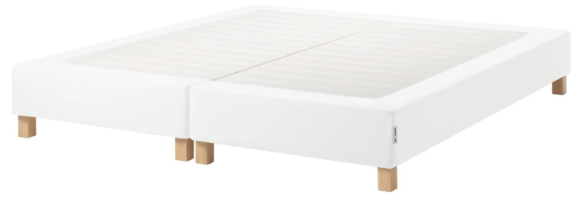 Baza dubla Ikea Espevar/Burfjord cu picioare 160x200 10cm (Alb)