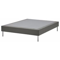 Baza Ikea Lyngor/Bjorli cu picioare 140x200 20cm (Gri Inchis)