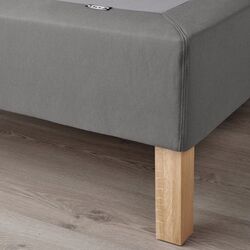 Baza Ikea Lyngor/Burfjord cu picioare 160x200 20cm (Gri Inchis) Thumb