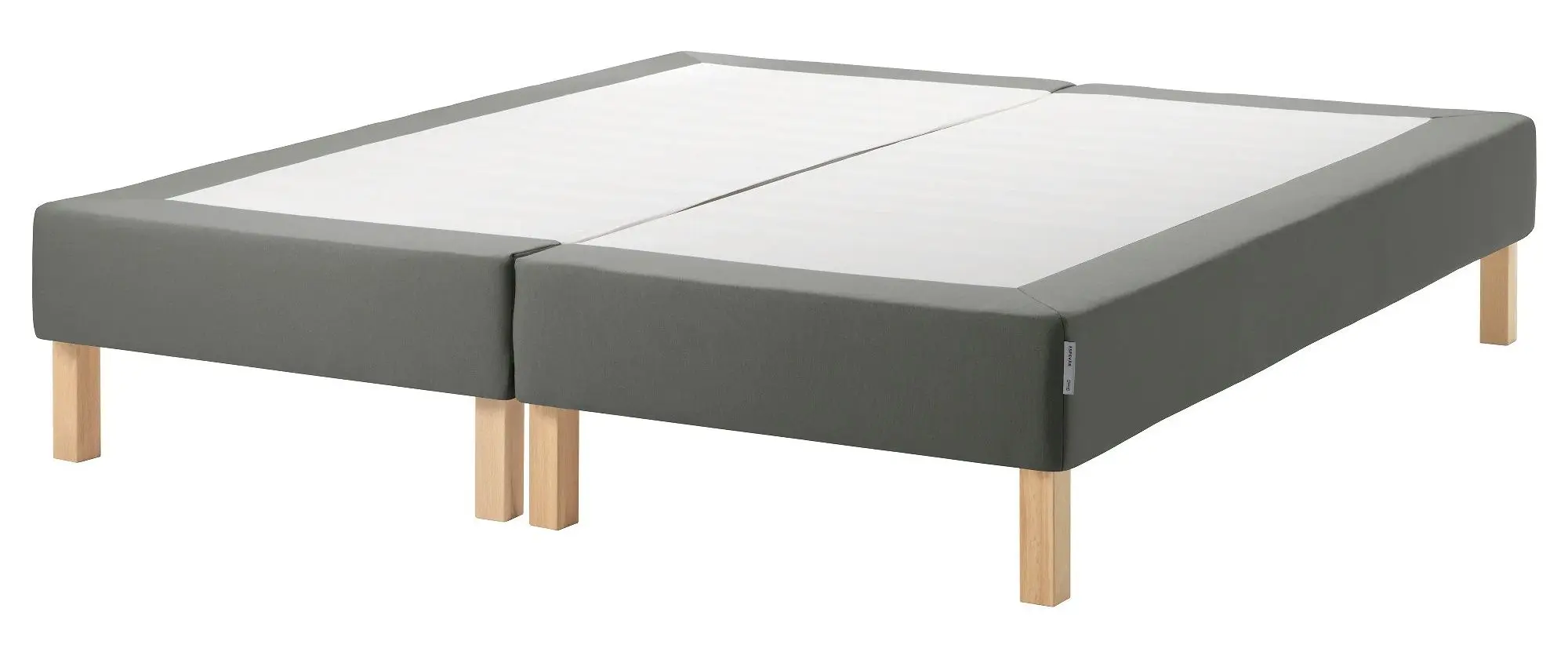 Pat continental Ikea Espevar Burfjord 20cm 180x200 (Gri inchis)