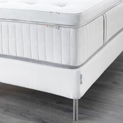 Pat continental Ikea Espevar Hokkasen/Tustna Bjorli 20cm 160x200 (Ferma/Alb) Thumb