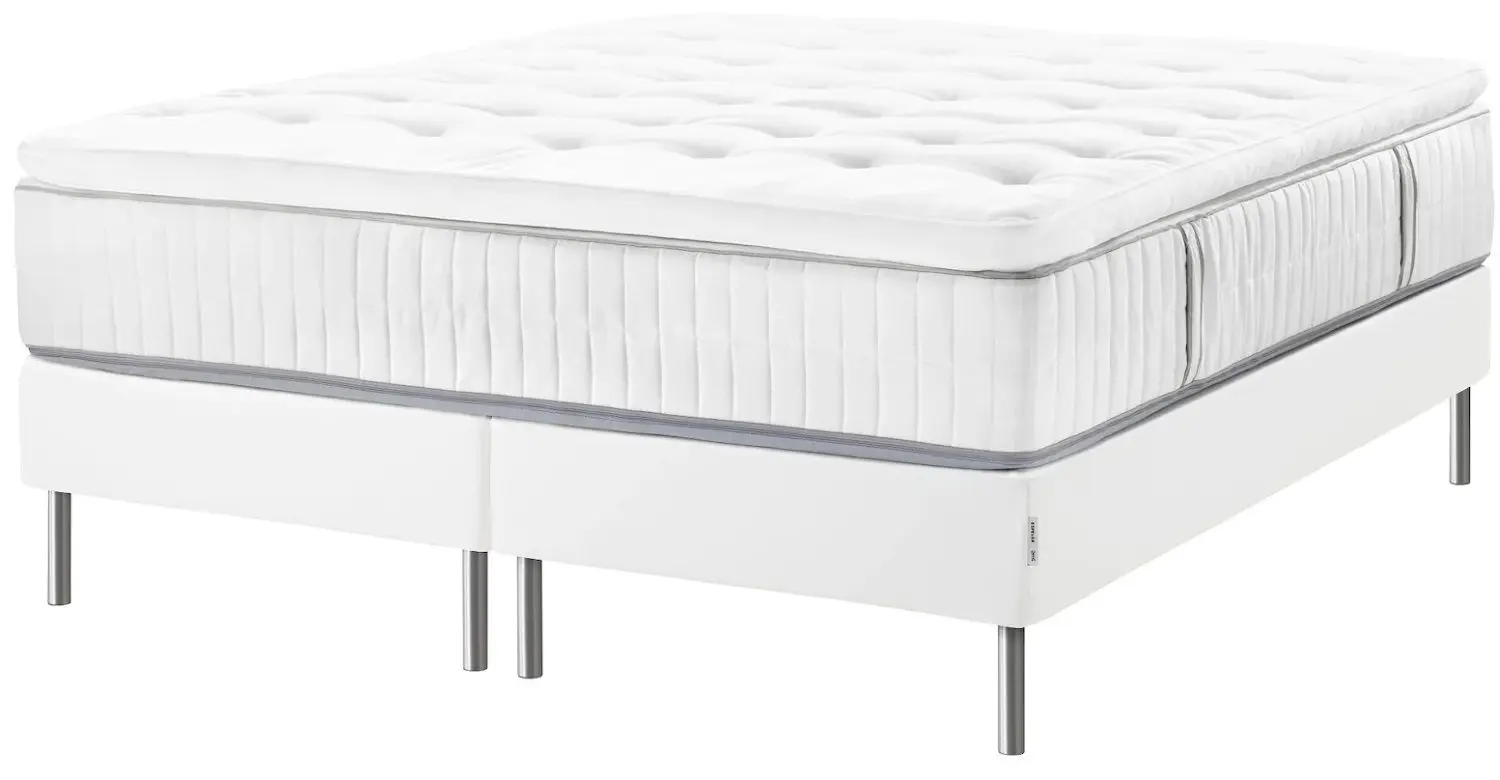 Pat continental Ikea Espevar Hokkasen/Tustna Bjorli 20cm 160x200 (Ferma/Alb)