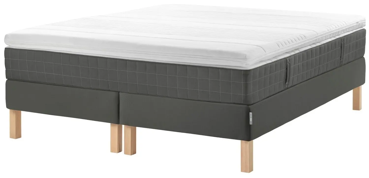 Pat continental Ikea Espevar Hovag/Tussoy Burfjord 20cm 180х200 (Ferma/Gri Inchis)