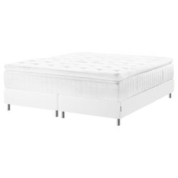 Pat continental Ikea Espevar Hyllestad/Tustna Bjorli 10cm 160x200 (Ferma/Alb) Thumb