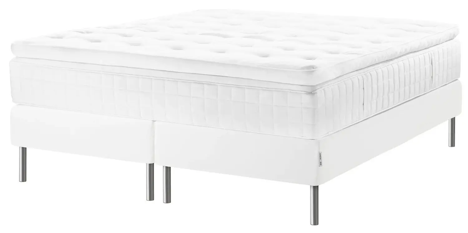 Pat continental Ikea Espevar Hyllestad/Tustna Bjorli 20cm 160x200 (Ferma/Alb)