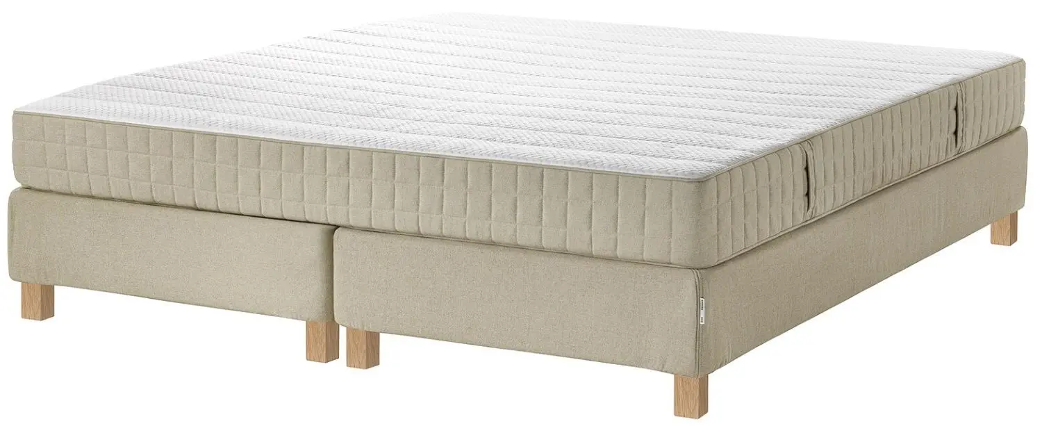 Pat continental Ikea Espevar Mausund Burfjord 10cm 160х200 (Fermitate Medie/Natur)