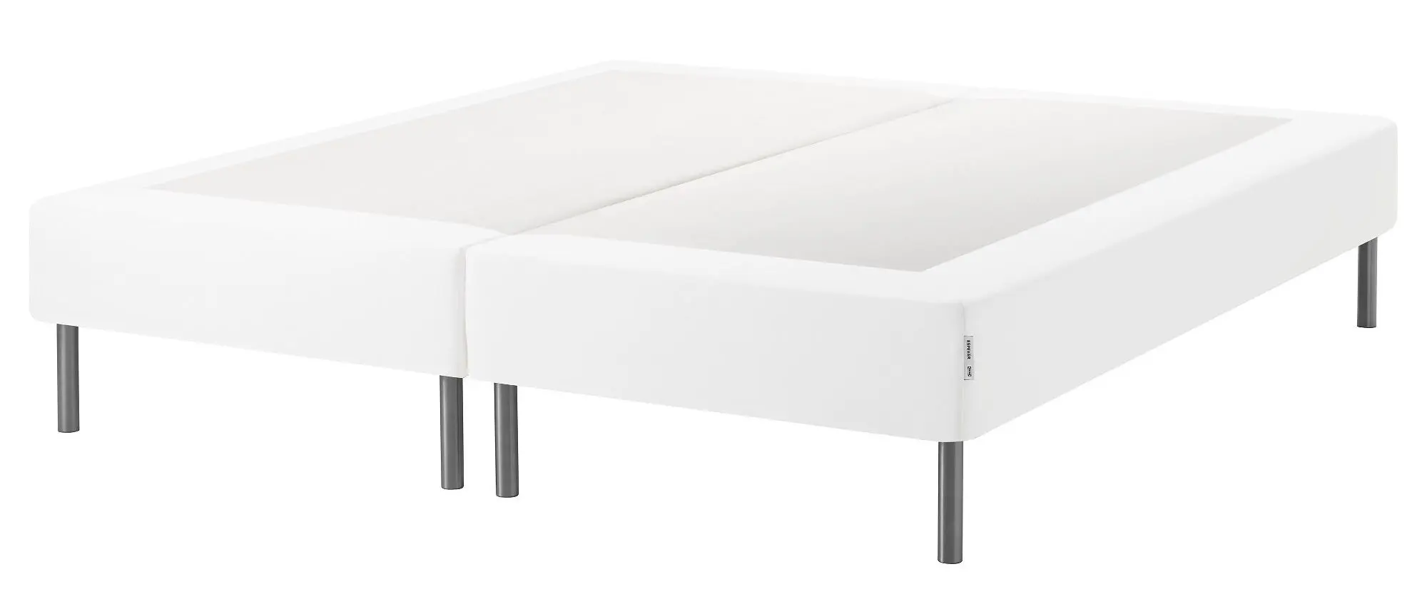 Pat continental Ikea Espevar + saltea cu arcuri Bjorli 20cm 160x200 (Alb)