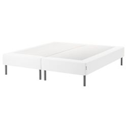 Pat continental Ikea Espevar + saltea cu arcuri Bjorli 20cm 180x200 (Alb) Thumb
