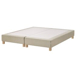 Pat continental Ikea Espevar + saltea cu arcuri Burfjord 20cm 180x200 (Natur) Thumb