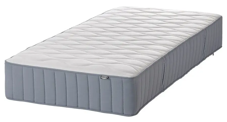 Pat continental Ikea Espevar/Vagstranda Bjorli separat 10cm 180x200 (Alb/Ferma Bleu) - 2