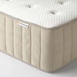Pat continental Ikea Espevar/Vatnestrom Bjorli 10cm 180x200 (Alb/Ferma Natur) Thumb
