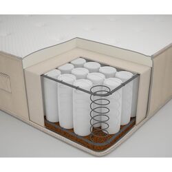 Pat continental Ikea Espevar/Vatnestrom Bjorli 10cm 180x200 (Alb/Ferma Natur) Thumb