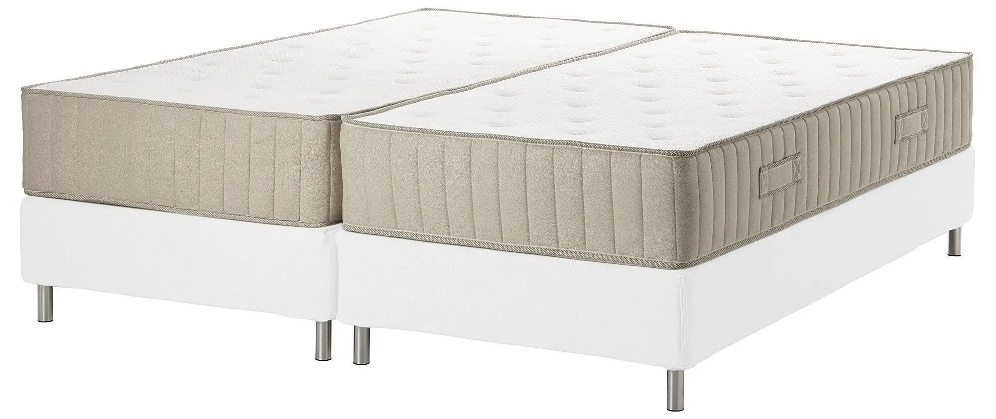 Pat continental Ikea Espevar/Vatnestrom Bjorli 10cm 180x200 (Alb/Ferma Natur)