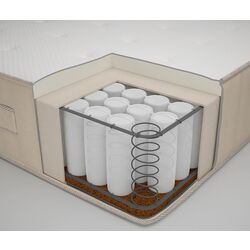 Pat continental Ikea Espevar/Vatnestrom Bjorli 10cm 90x200 (Alb/Ferma Natur) Thumb