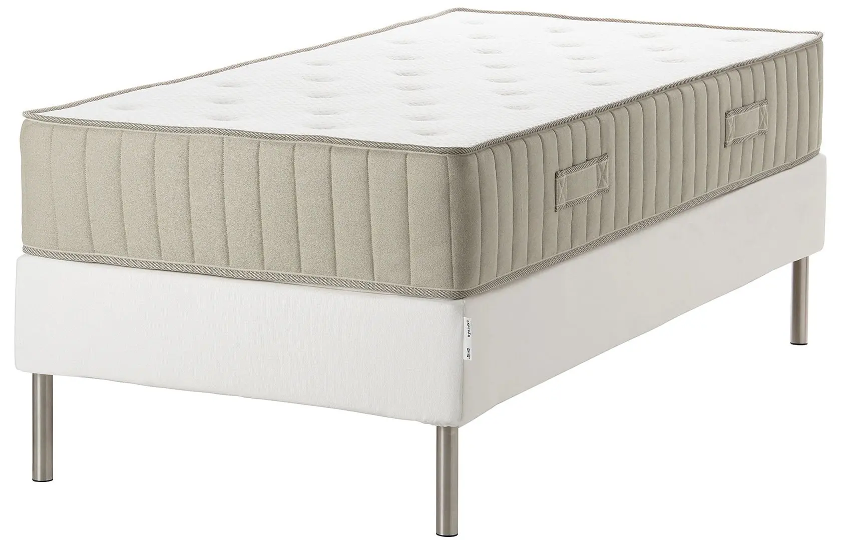 Pat continental Ikea Espevar/Vatnestrom Bjorli 10cm 90x200 (Alb/Ferma Natur)