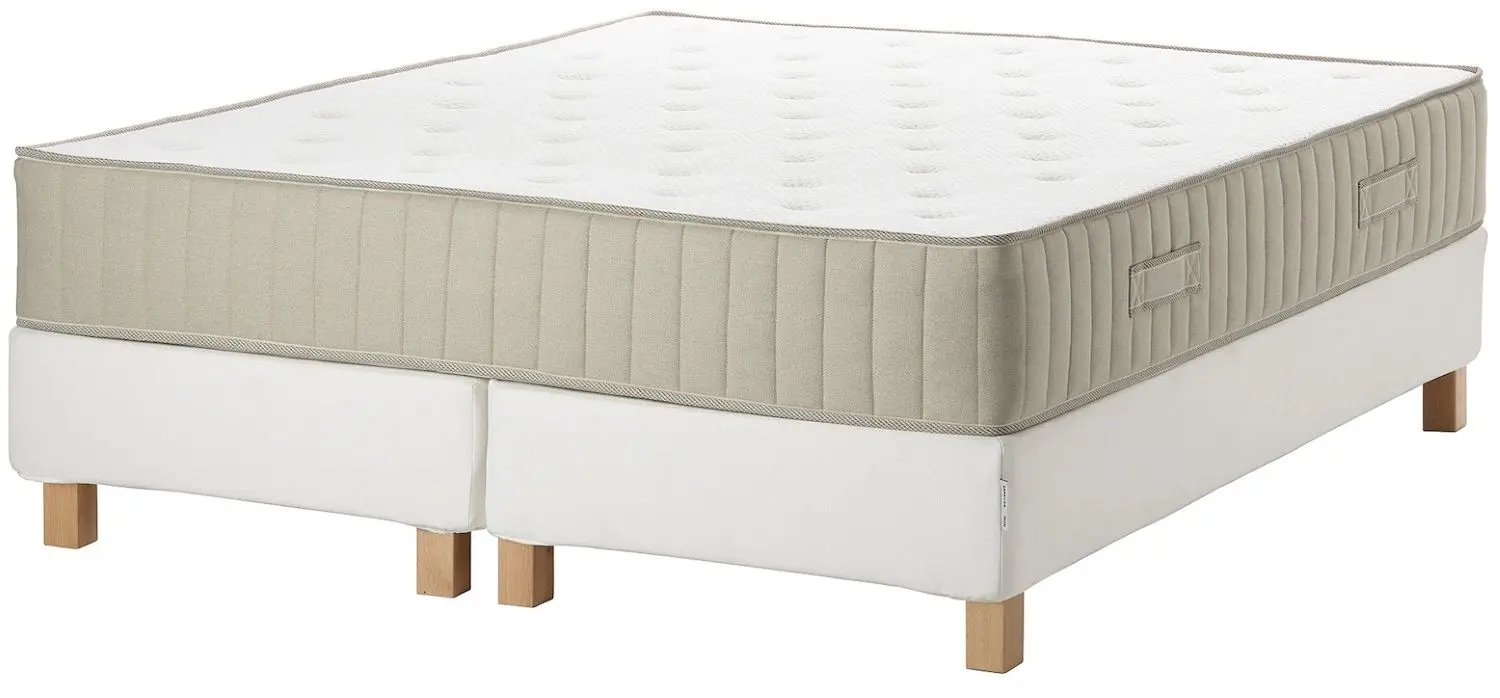 Pat continental Ikea Espevar/Vatnestrom Burfjord 10cm 160х200 (Alb/Ferma Natur)