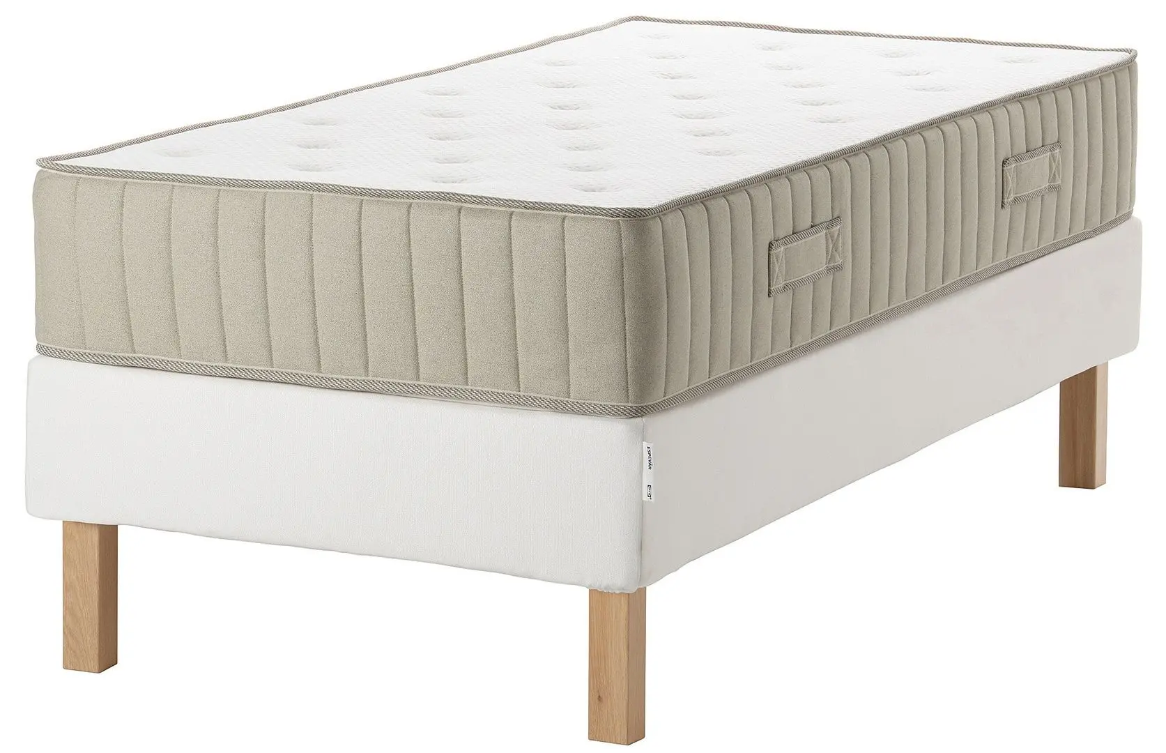 Pat continental Ikea Espevar/Vatnestrom Burfjord 20см 90x200 (Alb/Ferma Natur)