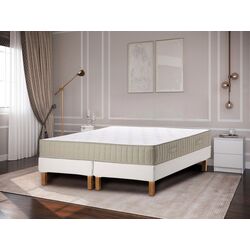 Pat continental Ikea Espevar/Vatnestrom/Burfjord ferma 180x200 20cm (Alb/Natural) Thumb