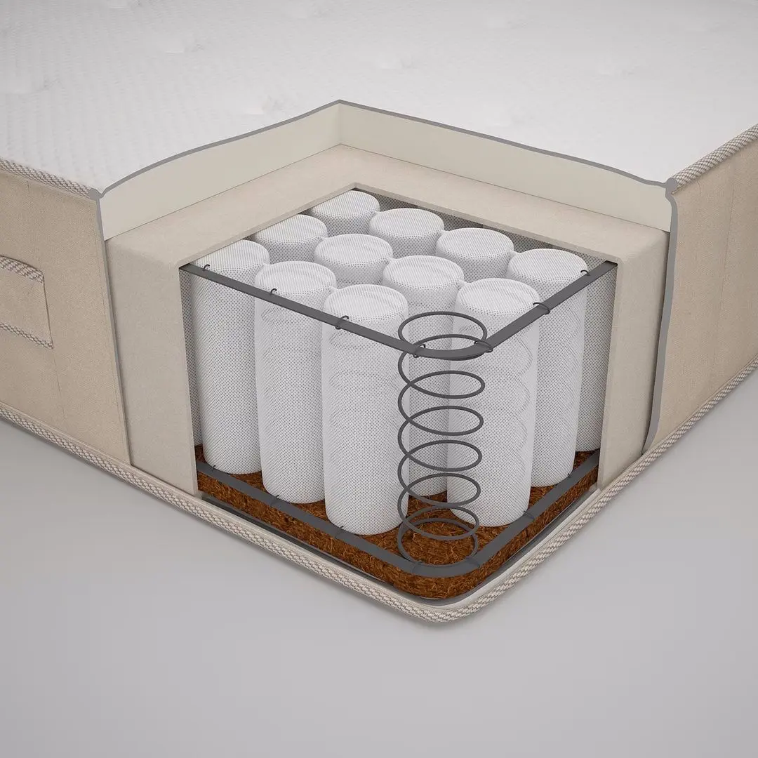 Pat continental Ikea Espevar/Vatnestrom/Burfjord ferma 180x200 20cm (Alb/Natural) - 4