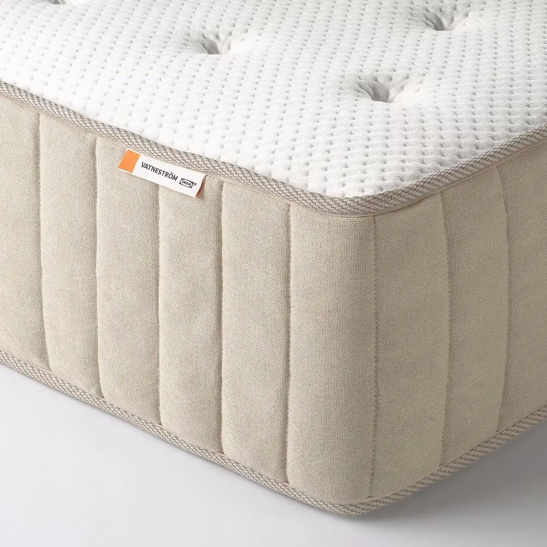 Pat continental Ikea Espevar/Vatnestrom/Burfjord ferma 180x200 20cm (Alb/Natural) - 6