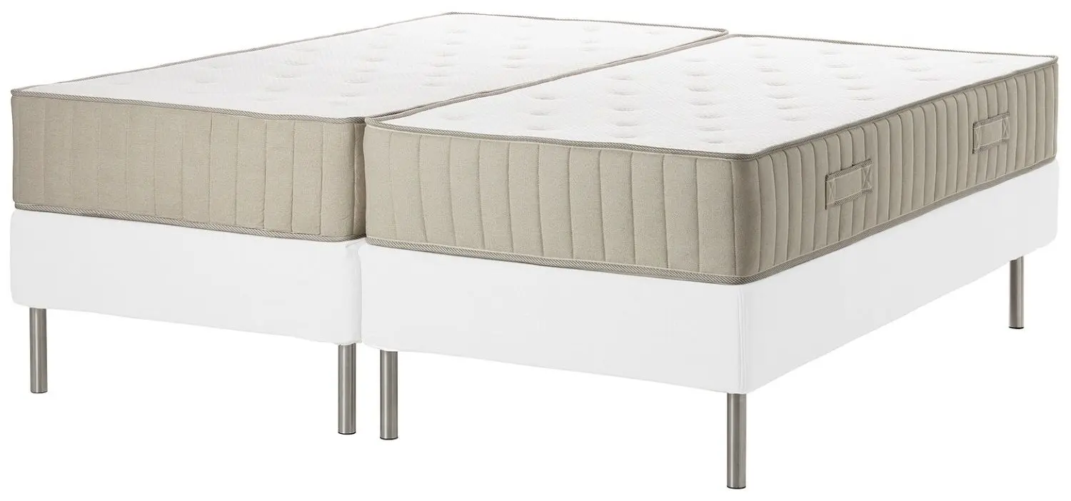 Pat continental Ikea Espevar/Vatnestrom separat Bjorli 20cm 180х200 (Alb/Ferma Natur)