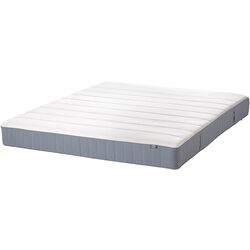 Континентальная кровать Ikea Glamberget/Vesteroy экстра жесткий/с ящиками 140x200 (Сосна/Голубой) Thumb