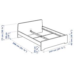 Pat Ikea Askvoll Lonset 140x200 (Alb) Thumb