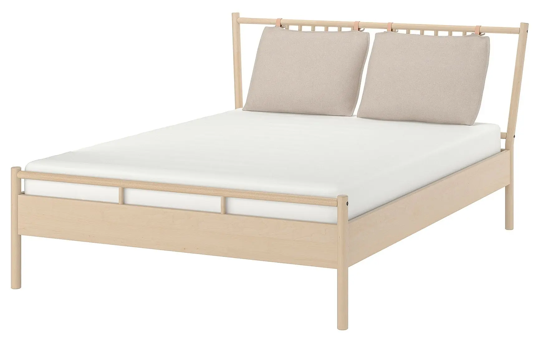 Pat Ikea Bjorksnas Luroy 160х200 (Furnir Mesteacan/Mesteacan)