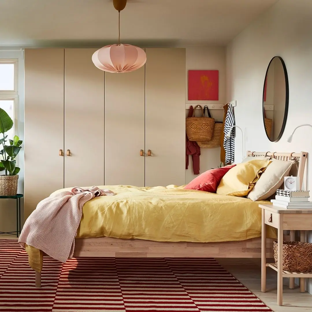 Pat Ikea Bjorksnas Luroy 160x200 (Mesteacan)