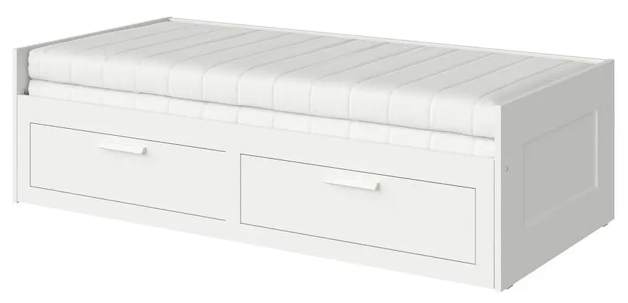 Pat Ikea Brimnes Afjall 80x200 (Alb/Ferma)